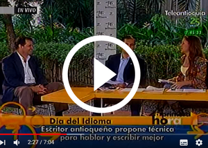 Imagen de ¡OTRO GRAN ÉXITO! Libro de Oratoria-PAI | Entrevista en el CANAL TELEANTIOQUIA